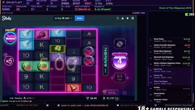 Próximo lanzamiento con criaturas neon y anuncio de estreno destacado.